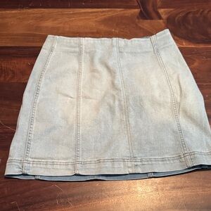 Wild Fable Light Wash Denim Mini Skirt